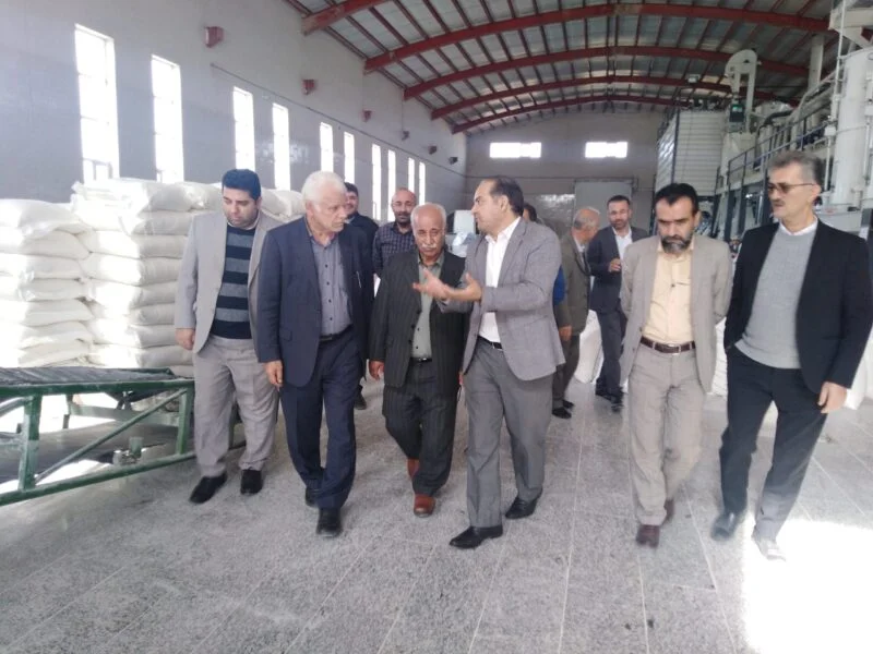 بازدید از کارخانه آرد